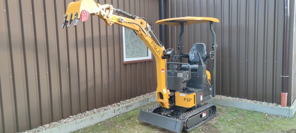 Minibagger Fisla F12+ YANMAR Motor, hydr.Fahrw.,JoyStick seitlich in Winsen (Luhe)