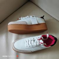 Zara Leder Sneaker Bold weiß Gr. 39 Neu Hessen - Wächtersbach Vorschau