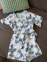 Benetton Jumpsuit Leinen S Hessen - Bad Soden am Taunus Vorschau