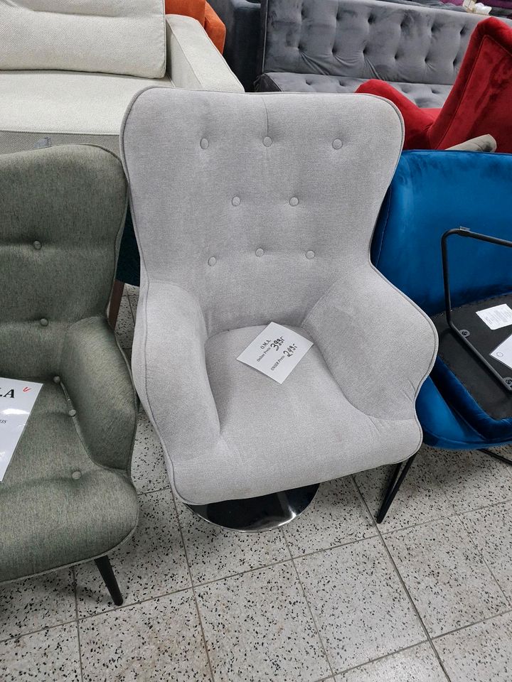 Sessel Ohrensessel Polstersessel Möbel UVP 399€ in Herbstein