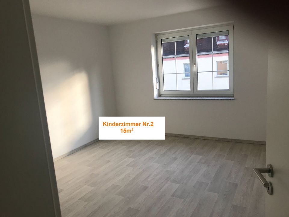 5-Raum Wohnung Hochparterre Zweitbezug nach Sanierung in Zwickau