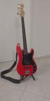 4-String E-Bass von Fender Squier in klassischem Rot - Abholung Baden-Württemberg - Heilbronn Vorschau