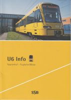 Broschüre "U6 Info Fasanenhof - Flughafen", SSB Stuttgart Baden-Württemberg - Sachsenheim Vorschau