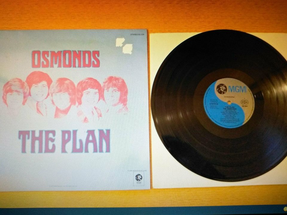 OSMONDS, THE PLAN, LP-Vinyl `12` MGM Records 1973 Schallplatte in Hilter am Teutoburger Wald