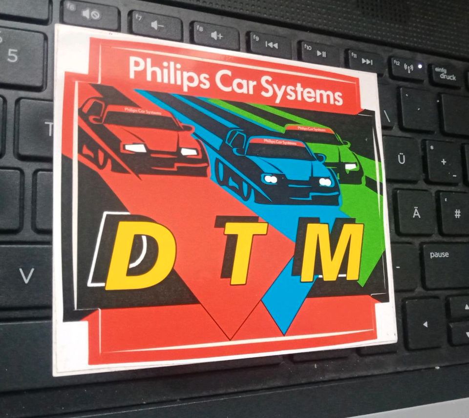 DTM Aufkleber Sticker # Philips Car Systems # Selten in Scheden