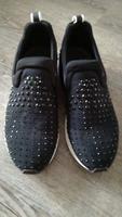Schuhe Sneaker Replay Strass Glitzer schwarz 38 Sachsen - Lößnitz Vorschau