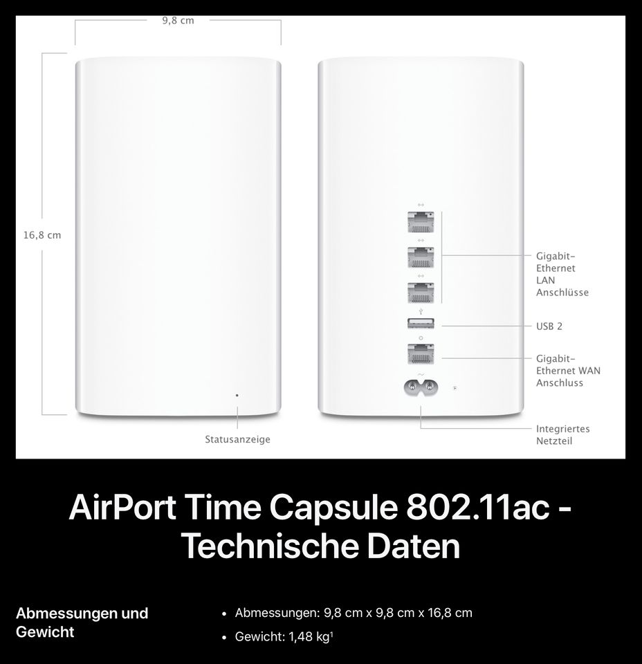 AirPort Time Capsule 6TB! in Berlin