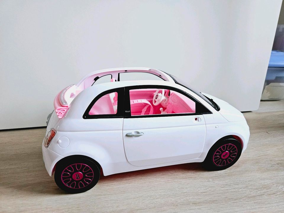 Barbie Auto Puppe mit Fiat Cabrio 500 in Mecklenbeck