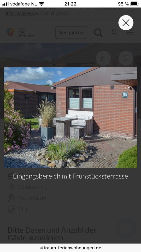 Last minute Nord-Holland - Ferienhaus bei Schoorl, Bergen, Petten in Erkrath