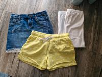 Mädchen Sommer Set Gr. 128, 2x Caprileggings, Shorts, Jeansrock Nordrhein-Westfalen - Bad Lippspringe Vorschau