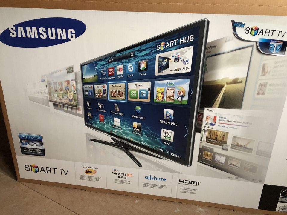 Samsung Smart TV slim LED 46 3D !! in Standenbühl