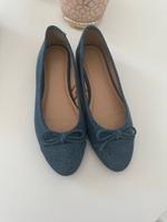 H&M Denim Ballerina Gr. 38 Berlin - Spandau Vorschau