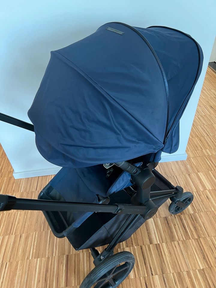 Cybex priam indigo blau schwarz Gestell mit Adapter+Regenverdeck in Hamburg