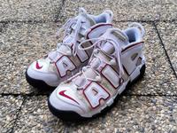 Nike Air More Uptempo '96  White Grey Red Sneakers Gr. 42,5 Bayern - Baldham Vorschau