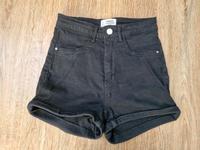 Shorts Tally Weijl schwarz Gr 34 XXS kurze Hose Stretch Bayern - Waal Vorschau