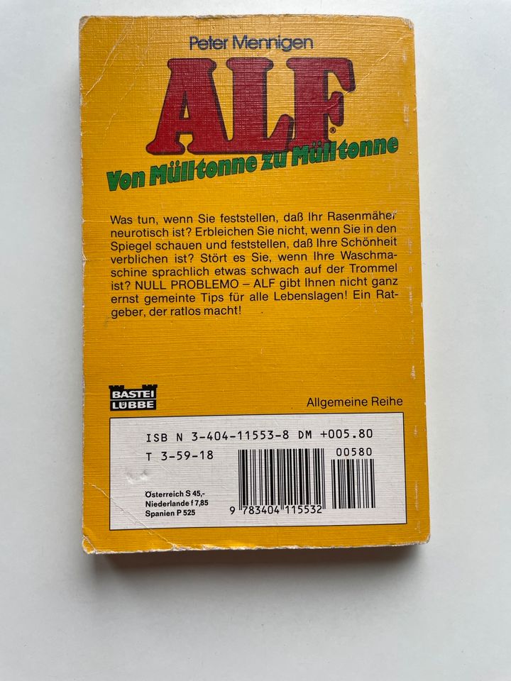 Alf von Mülltonne zu Mülltonne Comic in Wegberg