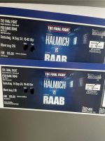 2x Raab vs Halmich Oberrang 216 Tickets Nebeneinander Saarbrücken-Dudweiler - Jägersfreude Vorschau