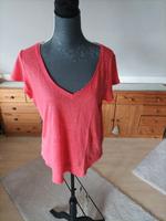 Leinen T-Shirt kräftiges korallenrot Gr. M H&M Baden-Württemberg - Remchingen Vorschau