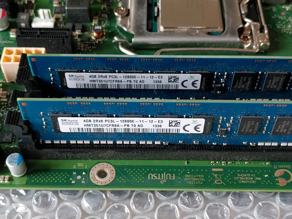 Mainboard Intel Xeon E3 1230 RAM Kühler in Möhnesee