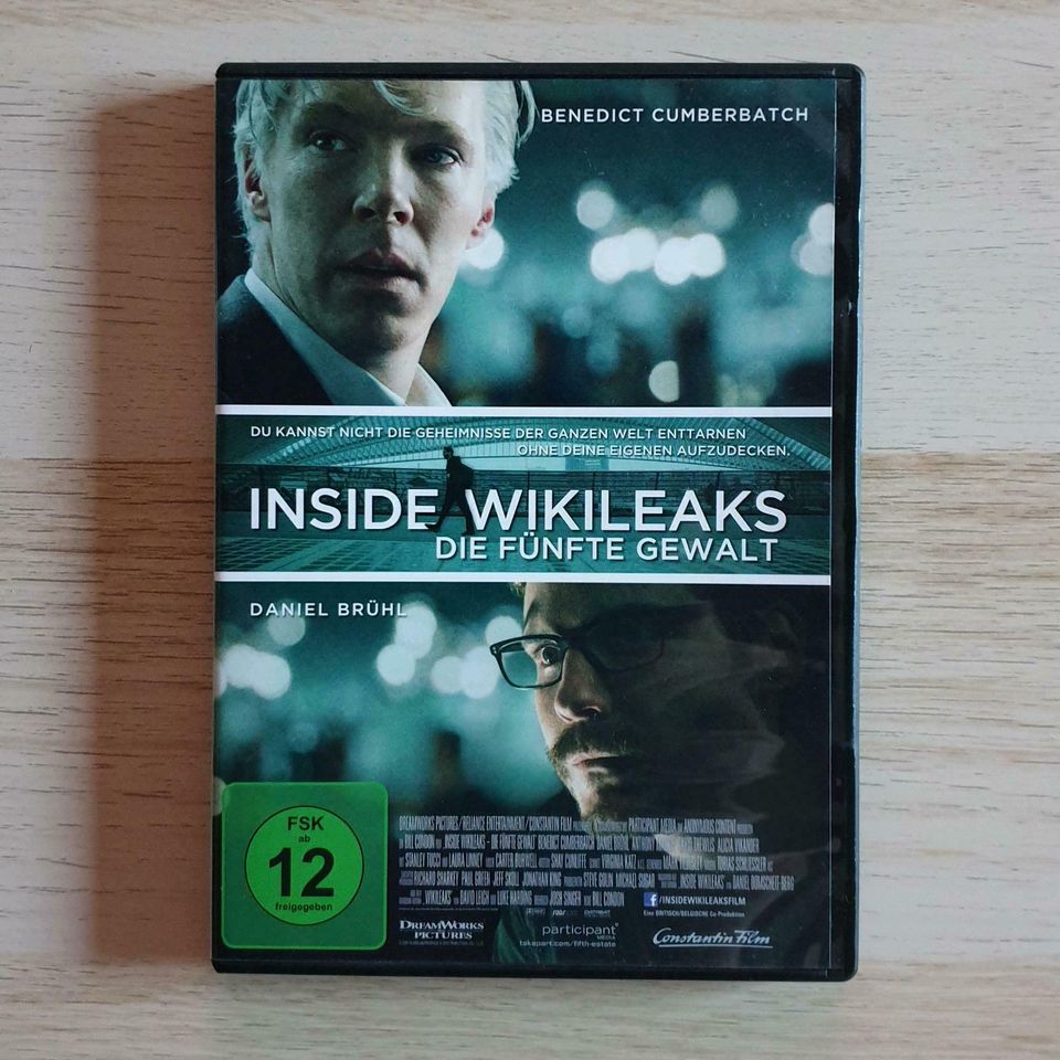 Inside Wikileaks DVD Benedict Cumberbatch Daniel Brühl in Freiberg