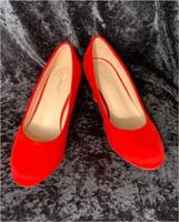 Pumps Velour Rot Gr. 37 Hessen - Dreieich Vorschau