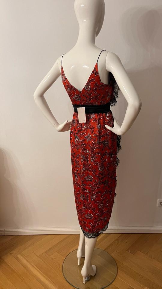 Cinq à Sept Seide 32 34 XS XXS Kleid Rot NP525$ Kooples Zadig in Wolmirstedt