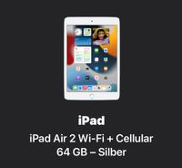 IPad Air aus 2014 silber 64 GB .. Akku schwächer Düsseldorf - Golzheim Vorschau