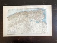Alte XXL Landkarte um 1900: Algerien und Tunesien München - Altstadt-Lehel Vorschau