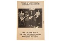 POSTER TELEVISION + THE RAMONES 1974 KONZERT PLAKAT new york punk Brandenburg - Oranienburg Vorschau