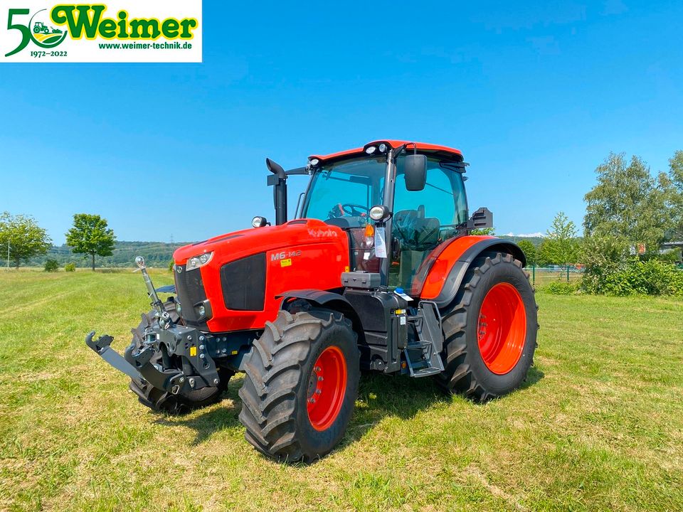 Kubota M6142 mit Kabine und Allradantrieb Schlepper Traktor in Lollar