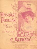 MEISSNER PORZELLAN Salon-Gavotte Noten Text Klavier ca. 1900 Bayern - Ochsenfurt Vorschau