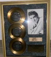 Elvis Presley Gold Singles Goldene Platte 24k Brandenburg - Hennigsdorf Vorschau