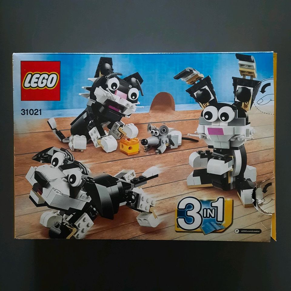 Lego Creator 3in1 Katze Hund Maus Hase 31021 in OVP in Hanau