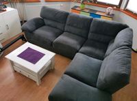 Weiches Sofa von Höffner in Wildlederoptik Sachsen - Oberlungwitz Vorschau