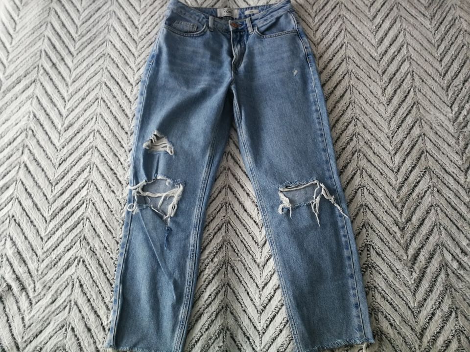 New Look Petite | Damen Mom Jeans | Tori | Blau | 34 | Neuwertig in Fulda