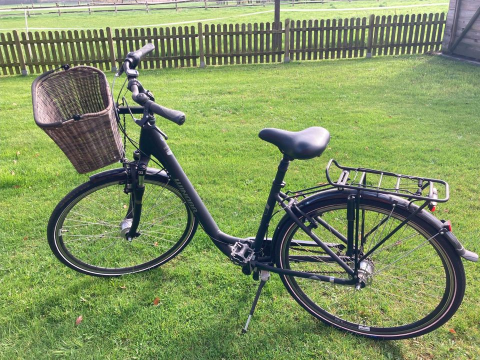 Winora Holiday–Wave-City Bike-schwarz-matt-Rechnung vorhanden in Seggebruch
