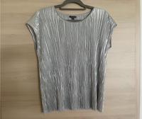 NEU Kurzarm-Shirt Damen-Top Crinkleshirt silber Gr. 38 Street One Bayern - Niederschönenfeld Vorschau