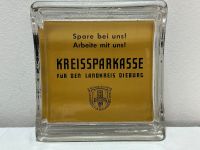 50er Jahre Glas Zahlteller Kreissparkasse Dieburg ///VHB 39.-€* Hessen - Rüsselsheim Vorschau