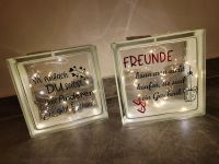 Glasbaustein beleuchtet mit Wunschtext, Lieblingsmensch, Geschenk Nordrhein-Westfalen - Herzebrock-Clarholz Vorschau