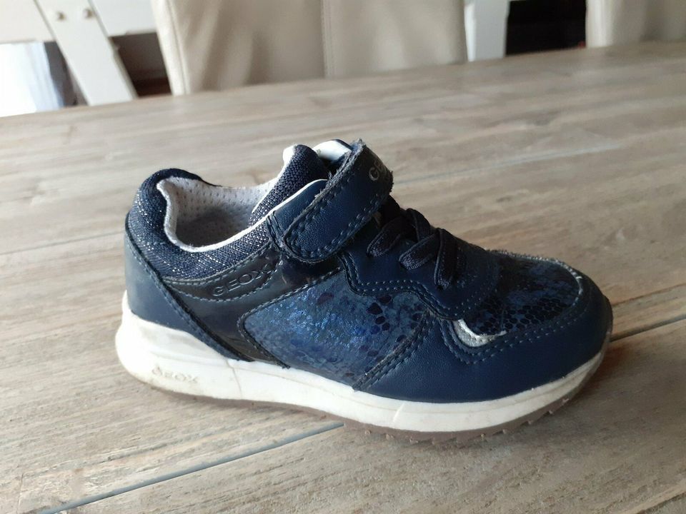 Geox Turnschuhe Gr. 25 Mädchen dunkelblau glitzer *TOP* in Pförring