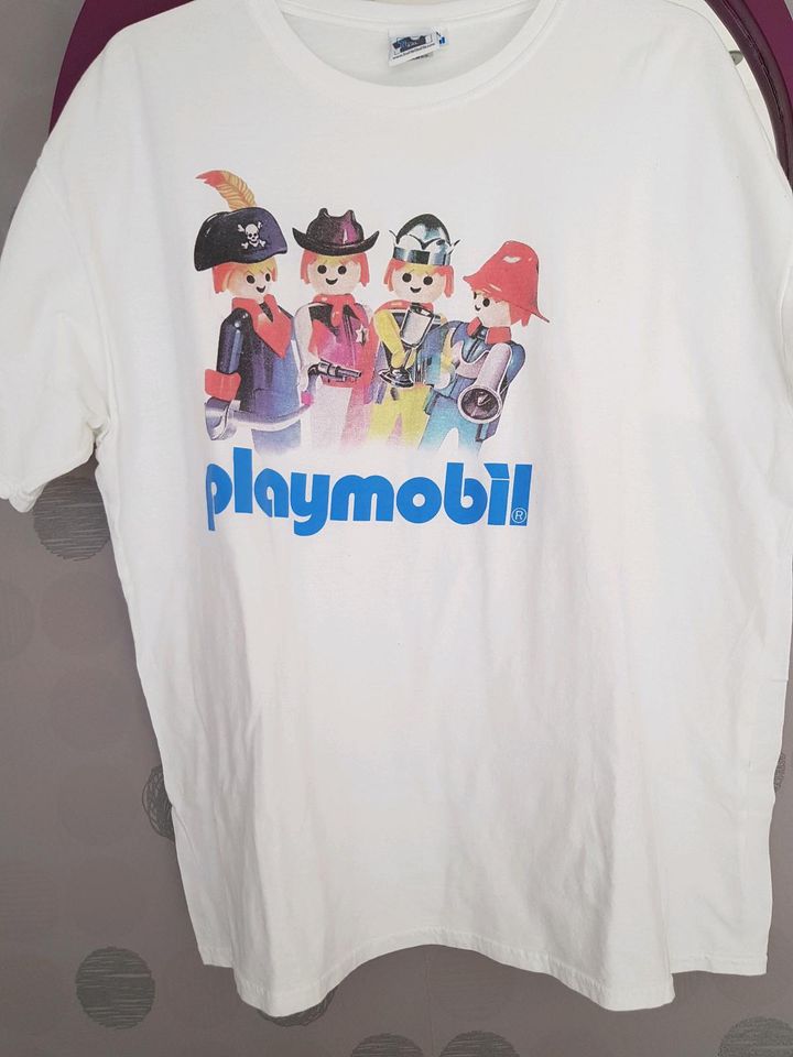 2* PLAYMOBIL® T-Shirt ➺ M grau XXL weiß ⭐ neu  Sammeln in Saarbrücken