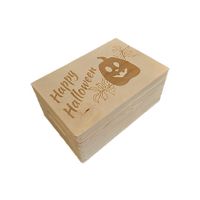 CHICCIE Holzbox Halloween Mit Kürbis - 30x20cm Holztruhe Nordrhein-Westfalen - Heiden Vorschau