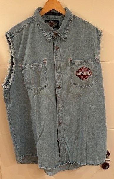 Original Harley Jeans Weste XXL in Niederkrüchten