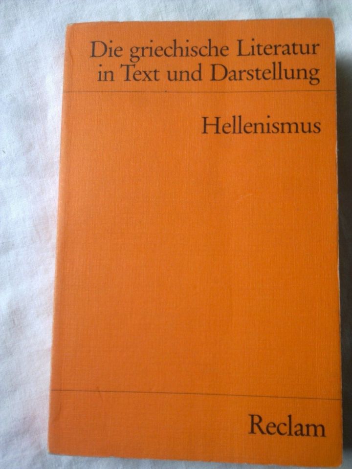 Hellenismus griechisch Literatur Text Darstellung deutsch Reclam in Albstadt