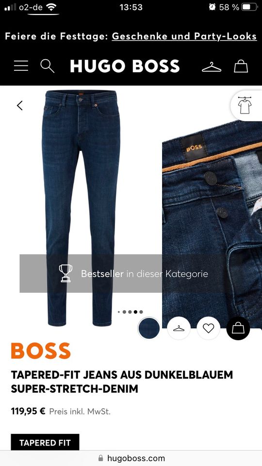 Hugo boss orange 58 jeans cheap