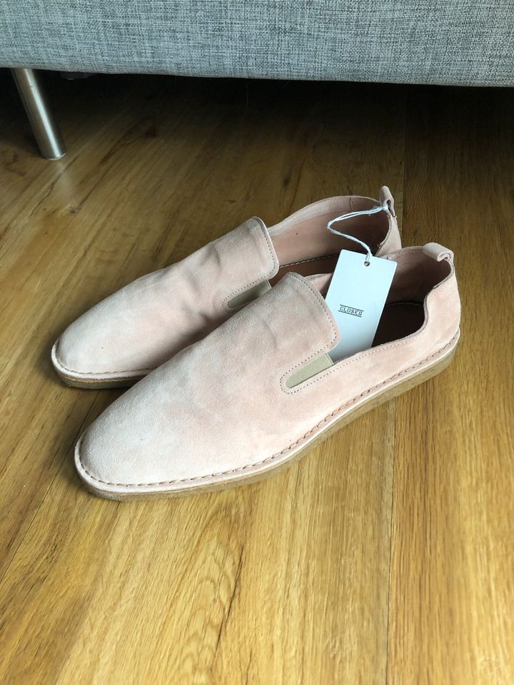 Neu! Closed Leder Loafers Gr. 44 rosé Herren Espadrilles Velours in Heilbronn