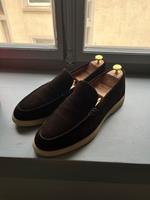 VELASCA Ferèe Loafer Velour Dunkelbraun | Größe 44 | Top Zustand Hessen - Butzbach Vorschau