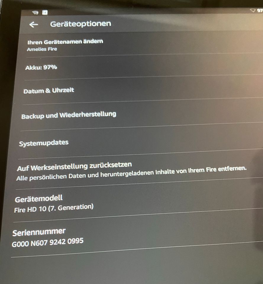 Amazon Kindle Fire HD 10 (7. Generation) in Berlin