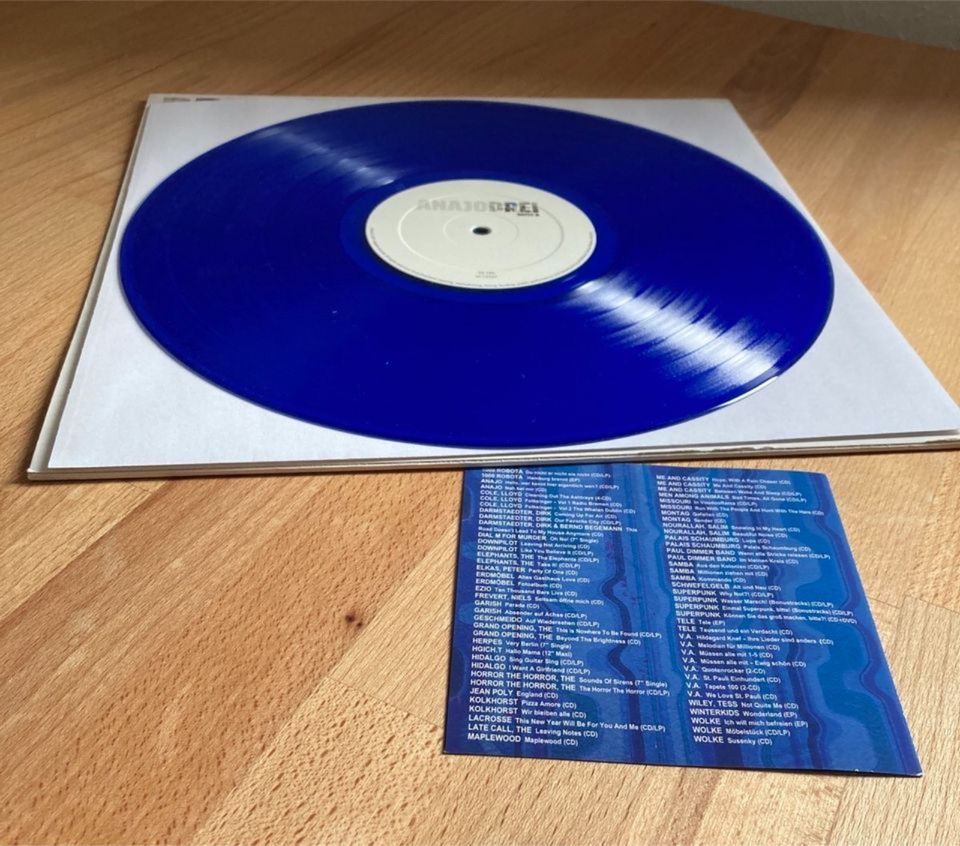 Anajo drei Vinyl Schalplatte Lp blau in Bonn