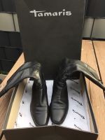 Damen Schaftstiefel Tamaris Gr.37 gebraucht, Leder. Hessen - Schotten Vorschau